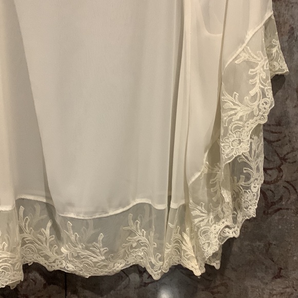 NWOT Express Poncho Type Sheer Top - Picture 2 of 5